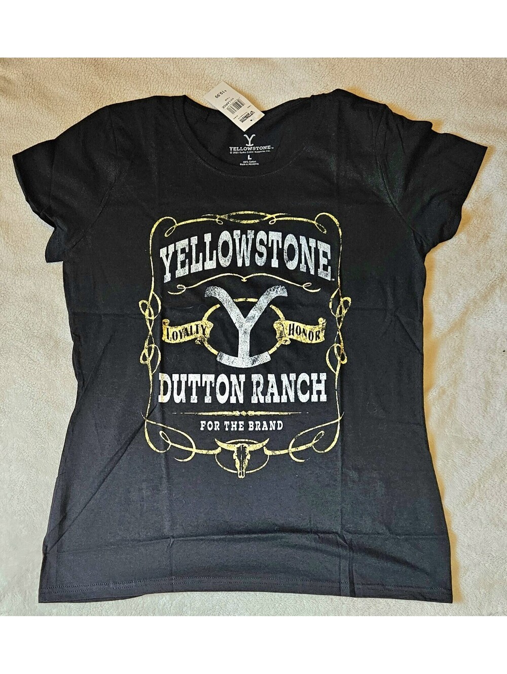 Yellowstone Dutton Ranch Graphic Tee - Black